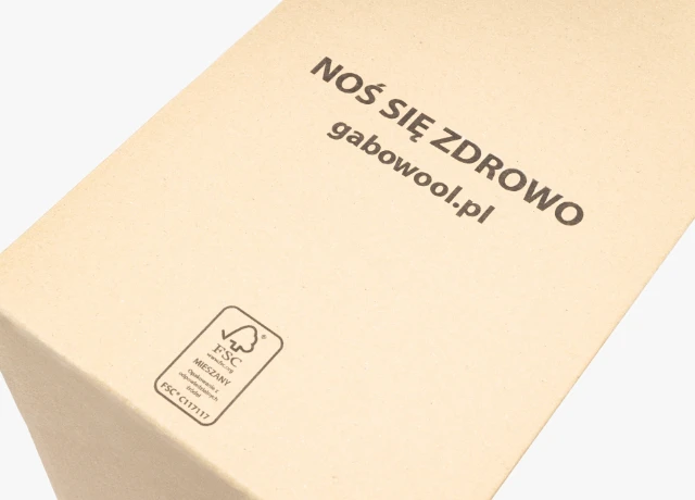 drukuj hasło marketingowe na kartonie wysyłkowym buduj świadomość marki